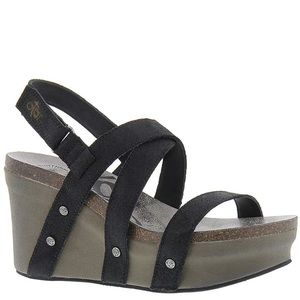OTBT Sail Black Platform Wedges